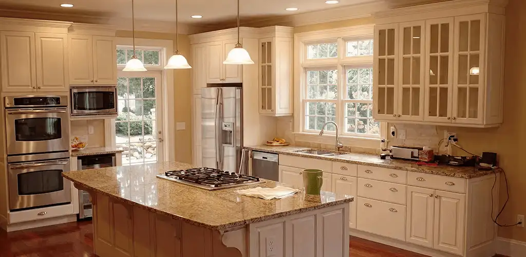 Custom cabinet door installation and kitchen upgrade in Columbus, OH